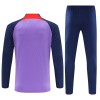 Liverpool Purple Version Trenings Collegegenser 23-24 Kvart-Zip - Barn